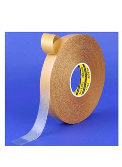 اشتري Double Sided Tape Heavy Duty, 0.59inx66FT(20m), Universal High Tack Strong Wall Adhesive with Fiberglass Mesh, Super Sticky Resistente Clear Tape, Easy Use Mounting Tape(2 Pcs) في الامارات