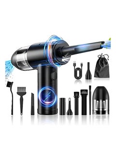 اشتري Compressed Air Duster, Electric Air Duster and Vacuum 2 in 1, 3-Gear to 51000RPM, 6000mAh Cordless Duster Replaces Air Cans /Pump for Computer Keyboard Camera Car Home Cleaning في السعودية