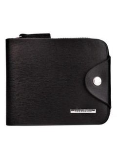 Buy Bifold Wallet for Men, Leather RFID Blocking Mens Wallets with Zipper Card Holder Coin Pocket Casual Men Purse Slim Short Wallet Gift , Business & Leisure Wallet, Black in Saudi Arabia