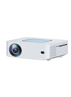Buy V10 Portable LCD LED Projector Android 9.0 Smart Home Theater White in Saudi Arabia