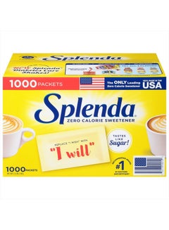 Buy Splenda No Calorie Sweetener Value Pack, 1000 Individual Packets, 2.2 lbs,1000 Count (Pack of 1) in UAE