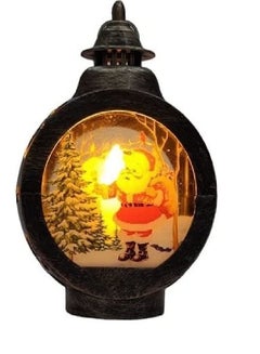 Buy Christmas decoration lamp for home lantern candle light  tree decoration santa for home decoration in Egypt