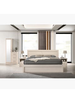 اشتري Valencia 5-Piece King Bedroom Set 207.5x90x192 cm في السعودية