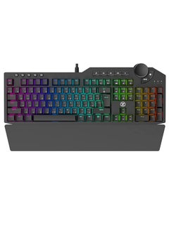 Buy Techno Zone E 32 Gaming Mechanical Keyboard With Detachable Magnetic Wrist Rest , Blue Switches , Programmable Macros Feature , Anti Ghosting Key , Multimedia , Switch Lifetime 50 million click in Egypt