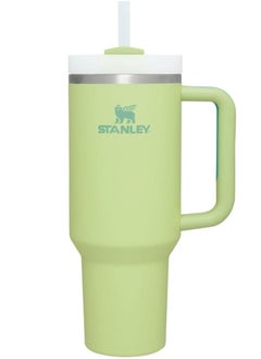 اشتري Stanley Quencher H2.0 FlowState Stainless Steel Vacuum Insulated Tumbler with Lid and Straw for Water, Iced Tea or Coffee, Smoothie and More, light green. 40 oz في الامارات