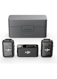 Buy DJI Mic 2 2-Person Compact Digital Wireless Microphone System/Recorder | CP.RN.00000325.01 in UAE