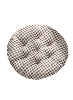 Buy Comfortable Home Office Cotton-Linen Breathable Round Chair Cushion in UAE