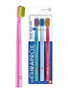 Buy CS 5460 Ultra-Soft, 3 Pack Manual Toothbrush With 5460 Curen Bristles in UAE
