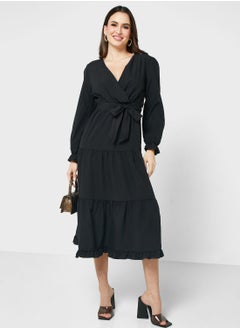 Buy Classic Wrap Dress in Saudi Arabia