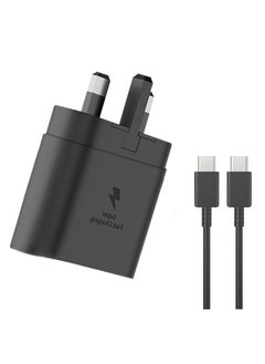 Buy 45W Super Fast Charger UK Plug for Samsung Galaxy S23Ultra,S23+,S23,S22Ultra,S22+,S22,S21Ultra,S21+,S21,S20,A33,A50,A51,A52,A53,A54,A71,A72,M33,Tab A8,S8,A7, Ultra S8 USB C Wall Charging Cable adapter in UAE