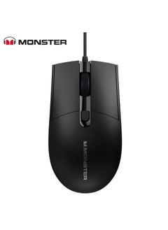 اشتري Monster Airmars Km2 Wired Mouse - Black في الامارات