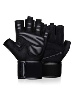 اشتري Workout Gloves Weight Lifting Gloves for Men and Women, Wrist Support Gloves,Breathable Half Finger Exercise Gloves for Weight Training, Pull Up, Gym Fitness, Home Work Out,Exercise في السعودية