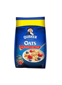 اشتري Oats 1kg Rolled Oats Natural Wholegrain Nutritious Breakfast Cereals Dalia Porridge Easy To Cook في الامارات