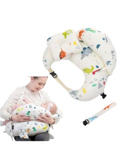 Buy Nursing Pillow for Breastfeeding Baby,Positioner,Protective Baby Nursing Pillow with Extra Large Support and Baby Head Support,Adjustable Waist Belt Removable Cotton Cover in UAE