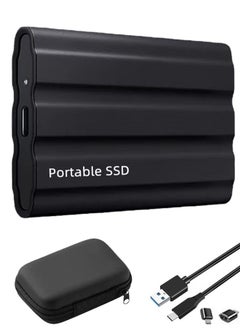 Buy 2TB(2000GB)Portable External Hard Drive, Mini SSD Hard Drives , Computer Backup Drive,Solid State External Drives,USB 3.1 to Type-C Support Data Storage Transfer in UAE