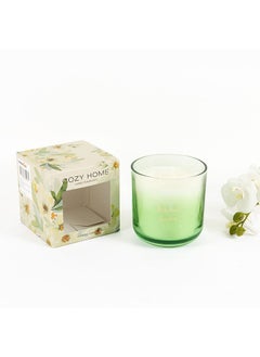 اشتري Cozy Home 2-Wick Botanical Garden Jar Candle, White - 325g في الامارات