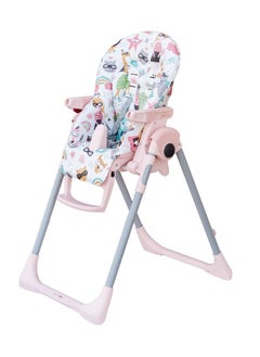 اشتري Prima Pappa Follow Me  Highchair for Kids, Suitable from 0 Months to 3 Years-Super Girl في الامارات