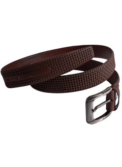 Buy Mens belt (1035), Woven Braided Leather Belt for Gift Men Causal Golf pants in Egypt