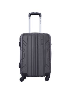 اشتري Travel Luggage Trolley Bag, Carry On Hand Cabin Luggage Bag 20 Inch Dark Grey في الامارات