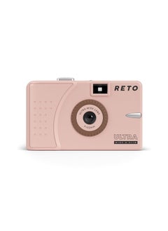 اشتري Ultra Wide and Slim 35mm Reusable Daylight Film Camera - 22mm Wide Lens, Focus Free, Light Weight, Easy to Use (Pastel Pink) في الامارات