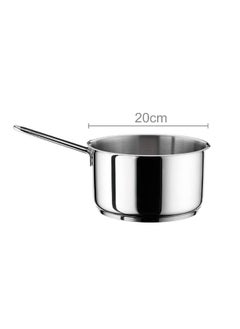 Buy Hascevher Stainless Steel Milk Pot With Heat Resistant Steel Handle in UAE