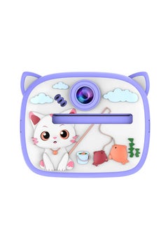 Buy Children's Toy Digital Camera 1080p HD Screen Outdoor Toy Birthday Gift Polaroid HD Mini Print Camera Children's Digital Video Camera in UAE