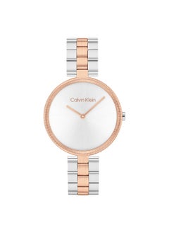 اشتري Round Analog Women's Silver White Case Watch - 25100040 في الامارات