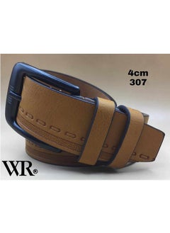 Buy Stylish men's leather belt for a touch of style 3 in Egypt