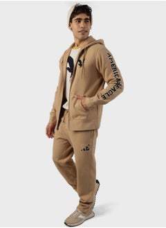 Buy Graphic Zip Through Hoodie in UAE