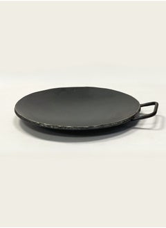 Buy Iron Concave Dosa Tawa Heavy Guage with Handle 26cm X 10mm Black in UAE