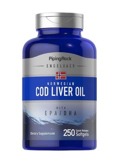 Buy Norwegian Omega 3 Fish Oil, 250 Quick Release Softgels in Saudi Arabia