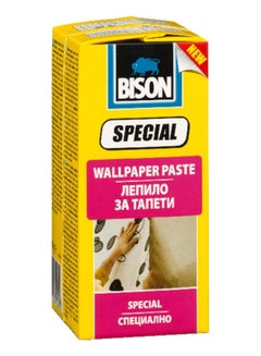 اشتري Bison Wallpaper adhesive special powder 200 g, glue for all kinds of heavy, extra heavy and special wallpapers. في الامارات