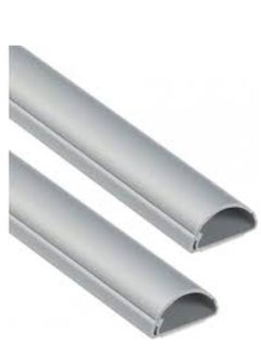 Buy KNP PVC Floor Trunking 50mm x 15mm in a Pack of 6 is Designed for Organizing and Protecting Electrical Cables and Wires Along Floors or Walls. in UAE