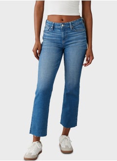 Buy High Waist Bootcut Jeans in UAE