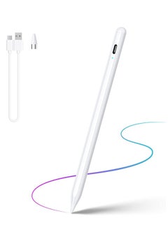 Buy Stylus Pens for Touch Screens, Stylus Pen Digital Pencil Fine Point Compatible with iPhone iPad and Touch Screen Phone/Tablet (White) in UAE