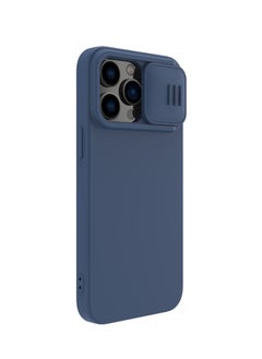 Buy CamShield Silky Magnetic Silicone Case For iphone 14 Pro - Blue in Egypt