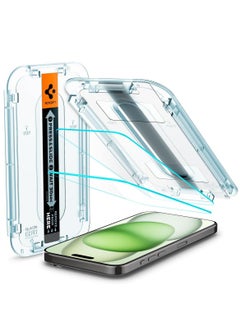 Buy GLAStR EZ FIT Designed for Apple iPhone 15 Plus Screen Protector (2023) Premium Tempered Glass - Case Friendly with Sensor Protection [2 PACK] in Saudi Arabia