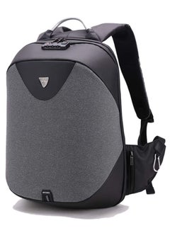 اشتري Classic Business Laptop Bag, Waterproof Anti Theft School Backpack with USB Charging Port for Men, Darkgrey في الامارات