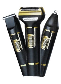 Buy 3-In-1 Rechargable Hair & Nose Trimmer 60 min Runtime 4 Length Settings in Saudi Arabia