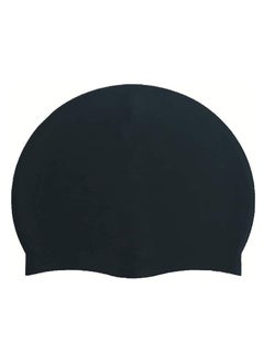 Buy Unisex Adult Silicone Swim Cap Wrinkle Free Swimming Cap Swimming Hat for Men Women Training and Racing in Saudi Arabia