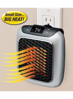 اشتري Mini Heater 800W, Low Consumption Electric Heater with 2 Modes, Overheat Protection, 1-12H Timer, Remote Control for Home في الامارات