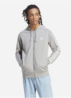 Buy Essentials French Terry 3-Stripes Hoodie in Saudi Arabia