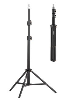 اشتري COOPIC L200 II Aluminum Light Photography Tripod Stand, 200cm Adjustable Sturdy Tripod Stand for Reflectors, Softboxes, Lights, Umbrellas, Load Capacity: 5kg Black في الامارات