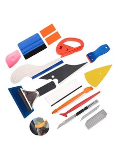 اشتري Protective Film Car Vinyl Wrapping Tint Installing Tool with Window Squeegee Scraper and Blades for Automobile Car في الامارات