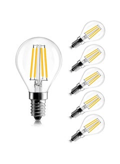 Buy G45 4W LED Filament Vintage E14 Edison Decorative Light Bulbs 5PCS in Saudi Arabia