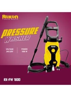 اشتري ROXON Car Washer 1600W 130 BarElectric Pressure Washer Car Cleaner Washing Machine Flow 6L/Min 220-240V - RX-PW1600 في السعودية