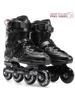 Buy Skating shoes black v1 color for adults in Saudi Arabia