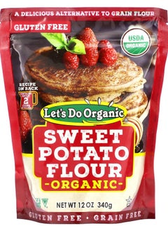 Buy Let's Do Organic Organic Sweet Potato Flour 12 oz (340 g) in UAE