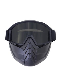 Buy Off-road Motorcycle Half Helmet Goggles Wind and Sand Goggles Detachable Windshield Cycling Goggles in Saudi Arabia