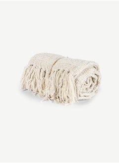 اشتري Luminia Knitted Throw Beige في الامارات